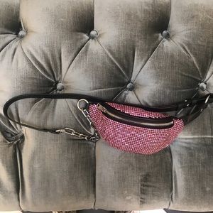 Alexander Wang Mini Attica Rhinestone Fanny Pack